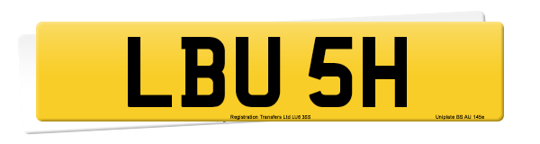 Registration number LBU 5H